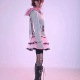 [Evil Tooth] My Rockstar Punk Bunny! Hoodie and skirt set