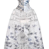 Get trendy with [Blood Supply] Corpse Bride Halloween Gothic Corset Top with petticoats - Crop Top available at Peiliee Shop. Grab yours for $49.90 today!