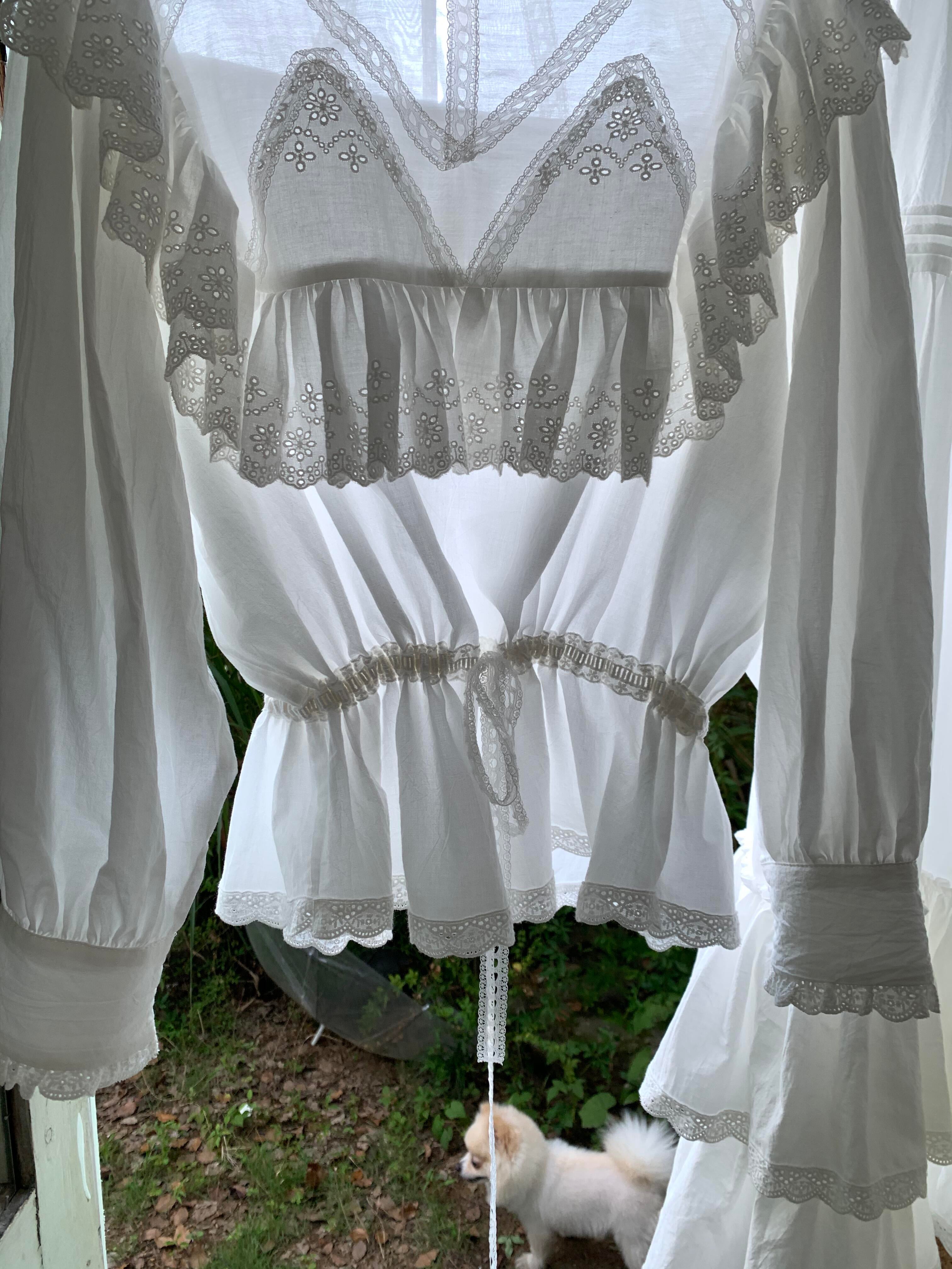 Get trendy with [Tailor Made] In My Fairy Dream Handmade Cotton Dress Set -  available at Peiliee Shop. Grab yours for $88 today!