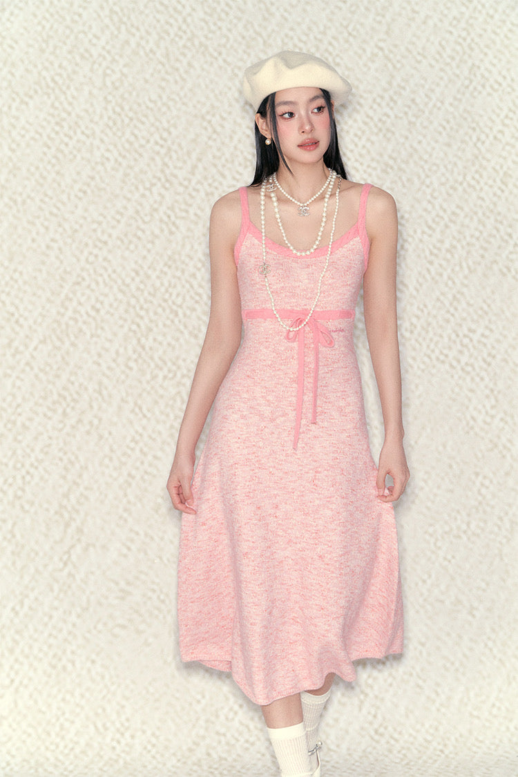 Get trendy with [Underpass]Pink Angel Knit Dress Set -  available at Peiliee Shop. Grab yours for $48.50 today!