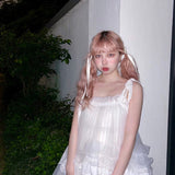 Get trendy with [August Unicorn] Angelic Mist Handmade Outer Dress - Dresses available at Peiliee Shop. Grab yours for $116 today!