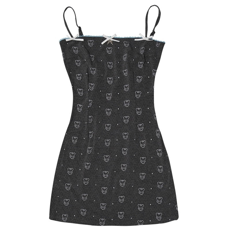 Get trendy with DTD Angel Tears Coquette Core Mini Dress -  available at Peiliee Shop. Grab yours for $56 today!