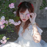 August Unicorn Moon Veil Silk Cotton Dress