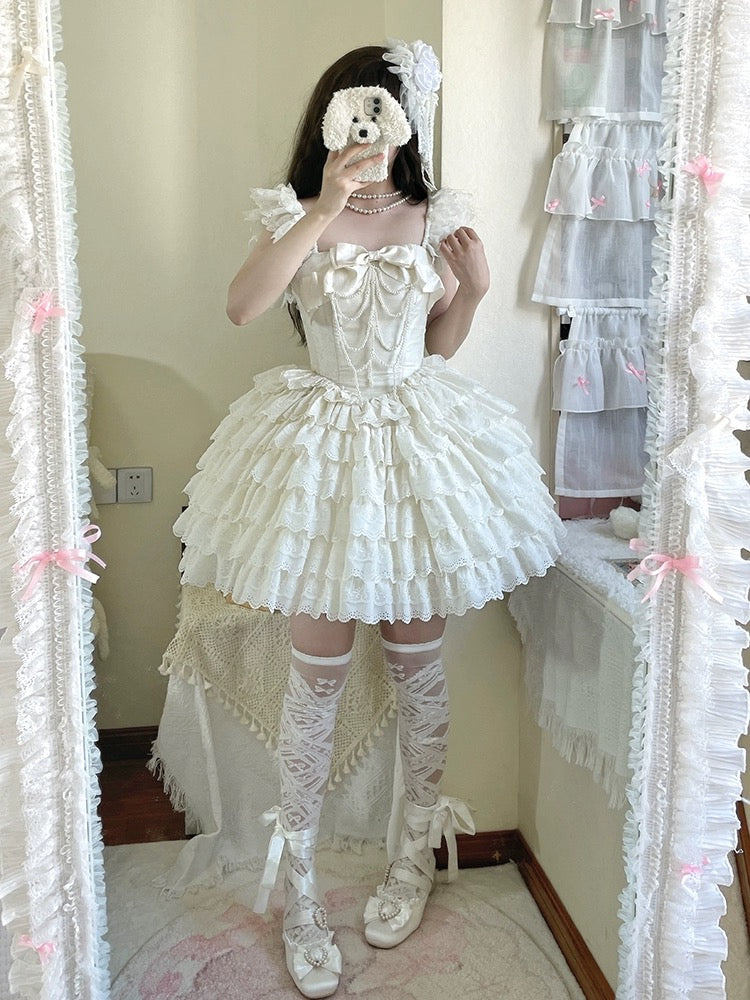 Get trendy with [leoniegirl]Angel Girl Princess Mini Dress - Clothing available at Peiliee Shop. Grab yours for $45.90 today!