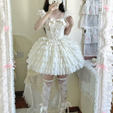 Get trendy with [leoniegirl]Angel Girl Princess Mini Dress - Clothing available at Peiliee Shop. Grab yours for $45.90 today!