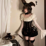 [Pre-order] NoLolita 25SS Lost Dream Faux Fur Ear Bunny Hair Clips Pins Cosplay