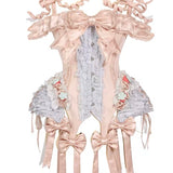 Blood Supply Pink Baroque Cake and Ribbon Corset