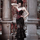 Get trendy with [Blood Supply] Gothic Mermaid Skirt - Clothing available at Peiliee Shop. Grab yours for $48 today!