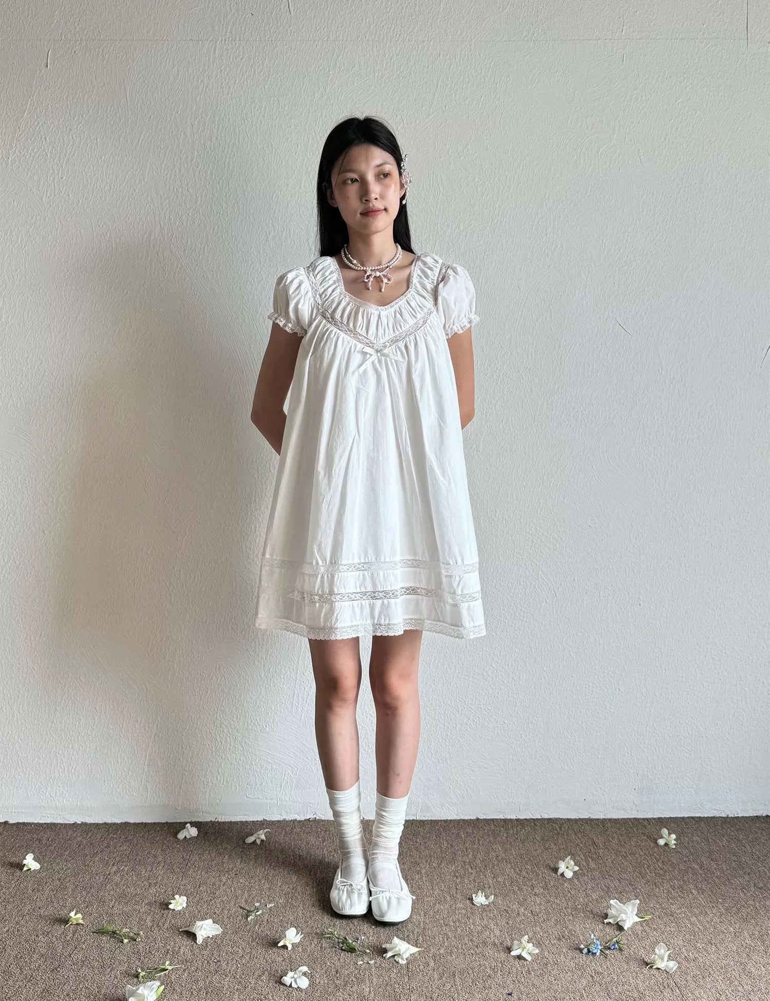 Get trendy with [Pacific Position] The Freedom In Me Cotton Dress - Dress available at Peiliee Shop. Grab yours for $85 today!