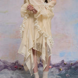 [Lactose Studio] Lacy Lullaby Midi Skirt