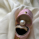 Get trendy with Love Me Like You Do Crystal 9-10mm Freshwater Pearl Ring -  available at Peiliee Shop. Grab yours for $19.90 today!