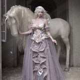 Blood Supply Moonlight Spirit Floral Elf Corset