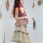 Get trendy with [Rose Island] Fairy Spirit Floral Midi Skirt -  available at Peiliee Shop. Grab yours for $34 today!