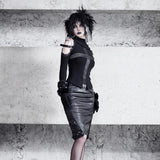 [Blood Supply] Shadow Stalker Gothic Faux Wool Base Shirt