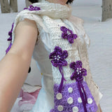 Get trendy with [Customized] Gokuraku Kimono Style Inspired Sakura Gloves Hand Knitted by Windoii -  available at Peiliee Shop. Grab yours for $28 today!