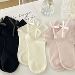 Get trendy with Ballerina Girls Ribbon Socks -  available at Peiliee Shop. Grab yours for $6.50 today!