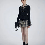 Get trendy with [Customizable] Campus Chic School Girl Mini Dress Sweater Set -  available at Peiliee Shop. Grab yours for $38 today!