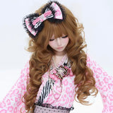 BunnyBite Pink Leopard Hime Gyaru Kimono Dress Set