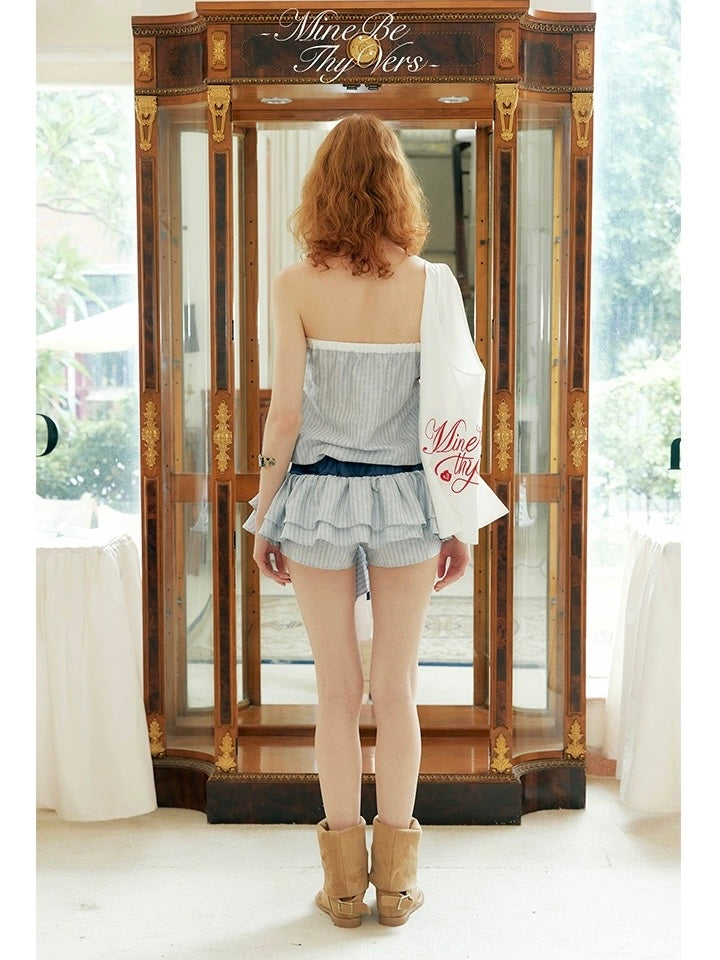 Get trendy with [Mine Be Thy Vers] Soft Parisian Dream Mini Dress -  available at Peiliee Shop. Grab yours for $58 today!