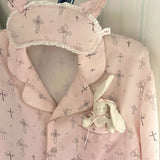KittenClaw Pink EyeMask Tencel Lyocell Fabric