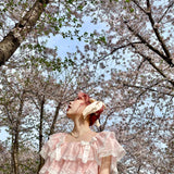 Get trendy with [August Unicorn] The blooming dream crop top and skirt set - Dresses available at Peiliee Shop. Grab yours for $116 today!