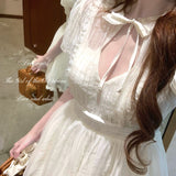 Leonie Girl Leonie Girl Lace Dream Peter Pan Collar Mini Dress