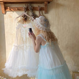 August Unicorn Cloud Ruffle Fairy Dress