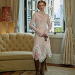 Get trendy with [Spoii Unosa] Pink Ballet Lace Dress -  available at Peiliee Shop. Grab yours for $72.90 today!