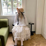 Get trendy with [August Unicorn] Wedding Lace Cake  Skirt - Dresses available at Peiliee Shop. Grab yours for $129 today!