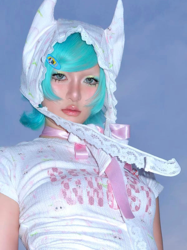 SelfishGhost Pastel Sprinkle Little Devil Bonnet