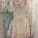 Cinnabun Crystal Garden Rosy Doll Mini Dress