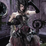 Blood Supply The Last Gift Of The Dead Velvet Jacquard Corset