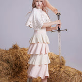 Rose Island Pink Twin Souls Princess Midi Dress