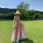 Get trendy with [SPOII UNOSA] Garden Dress Gingham Midi Dress Gown -  available at Peiliee Shop. Grab yours for $72 today!