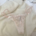 Get trendy with Made of sugar and flowers thong pantie underwear -  available at Peiliee Shop. Grab yours for $6.50 today!