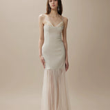 Fa Sogno Lustre of Light Tulle Gown
