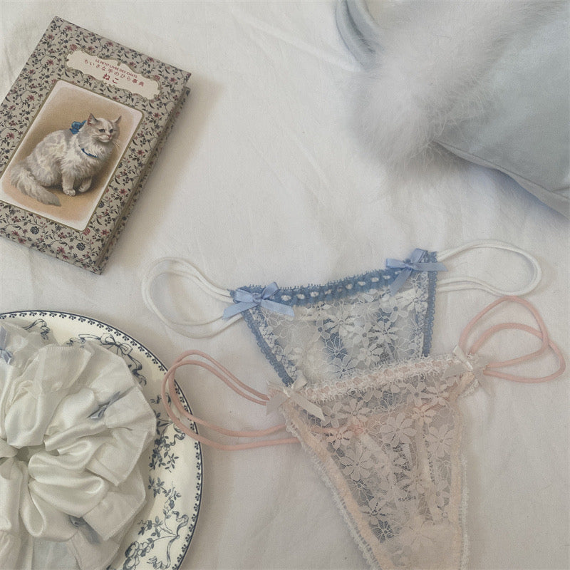 Get trendy with Made of sugar and flowers thong pantie underwear -  available at Peiliee Shop. Grab yours for $6.50 today!