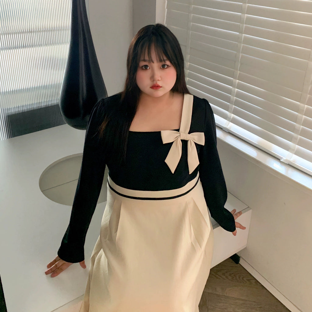 [Curve Beauty]Elegant Heiress French Dress(Plus Size 200 lbs) - Premium Dresses from DAJUN - Just $37! Shop now at Peiliee Shop