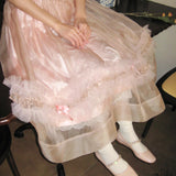 [August Unicorn] The Spring Fairy Silk Blend Dress