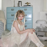 Get trendy with [August Unicorn] Angel Shell Princess transparent outer dress - Dresses available at Peiliee Shop. Grab yours for $105 today!