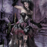 Blood Supply The Last Gift Of The Dead Velvet Jacquard Corset