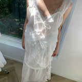 Get trendy with [Tailor Made] Angel Garden Handmade Crop Top Linne Tank -  available at Peiliee Shop. Grab yours for $65 today!