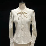 KittenClaw Morning Light Beige Gothic Lace Cross 100% Cotton Top and skirt set
