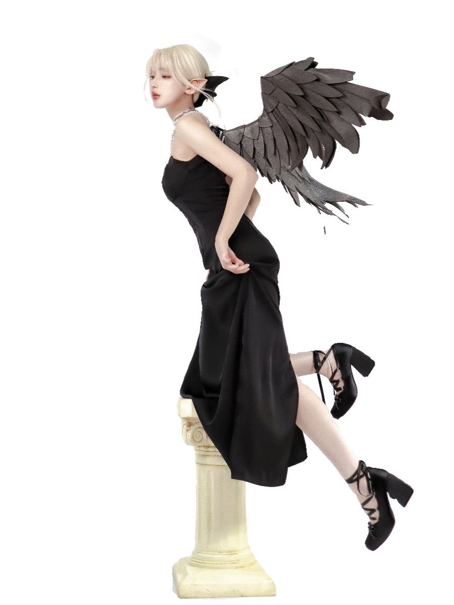 Get trendy with Dark Angel Evening Gown -  available at Peiliee Shop. Grab yours for $59.90 today!