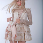 Get trendy with [Rose Island] Doll’s Dream mini dress -  available at Peiliee Shop. Grab yours for $62 today!