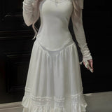 KittenClaw Dream Nocturne Lyocell and Linen Blend Moonlight Skirt