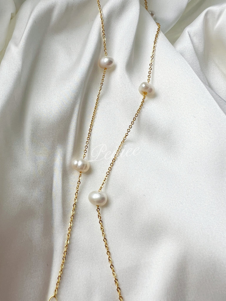 Get trendy with Butterfly dreams lucky charm freshwater pearl necklace -  available at Peiliee Shop. Grab yours for $19.90 today!