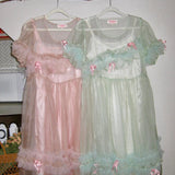 [August Unicorn] The Spring Fairy Silk Blend Dress