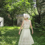 August Unicorn Cottage Ramie 100% Vegan Plant Fabric Dress