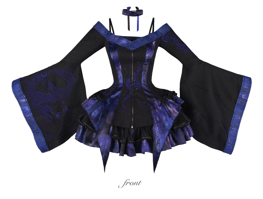 Get trendy with [Pre-order till 9th Feb 2024] NoLolita 24SS Blue Blood Gothic Lolita Dress Set -  available at Peiliee Shop. Grab yours for $24 today!